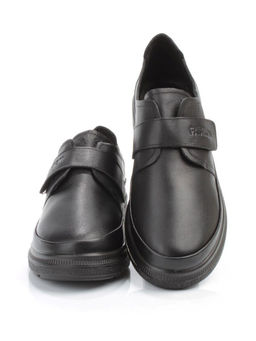 03-5311 BLACK Полуботинки женские (натуральная кожа)