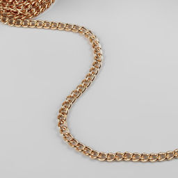 Цепочка для сумки, железная, 7,5 11,2 мм, 10 0,5 м, цвет золотой - Арт узор фото 3
