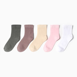 Носки женские KAFTAN «Ты прекрасна», набор 5 пар, р. 36-39 (23-25 см)