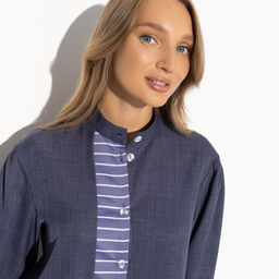 Рубашка В мире роскоши (blue) - Charutti фото 9