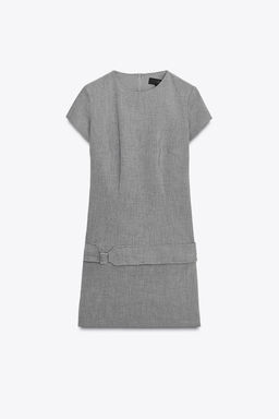 BELTED SHORT DRESS - Zara фото 6