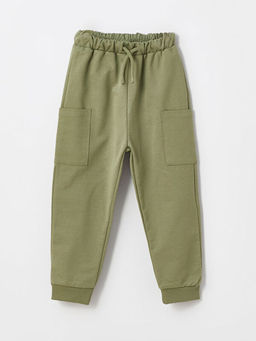 Beli Lastikli Basic Erkek Bebek Jogger Pantolon