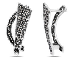 Серьги, марказит, MR-M-13