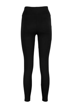 Siyah Yuksek Bel Basic Beli Lastikli Interlok Orme Tayt TWOAW20TA0047 - Trendyolmilla фото 6