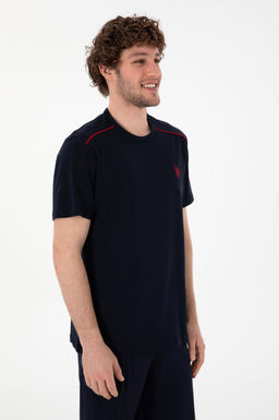 Erkek Bisiklet Yaka Lacivert Pijama Tak_m_ Sepette S_rpriz _ndirim - U.s. polo assn фото 3