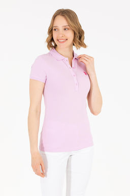 U. S. Polo Assn Женская базовая футболка поло Magnolia