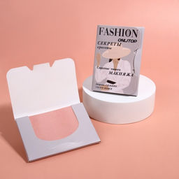 Цена за 2 шт. Матирующие салфетки «Девушка в шляпе», 100 шт