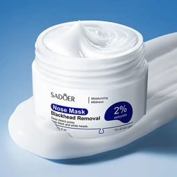 SADOER Белая маска от черных точек Nose Mask Blackhead Removal 30g фото 2