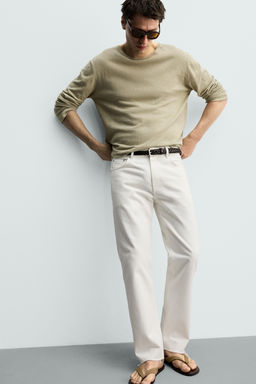 JEANS STRAIGHT FIT / Blanco - Zara фото 6