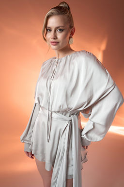 Платье Муза (жемчужный) - Эльза фото 34