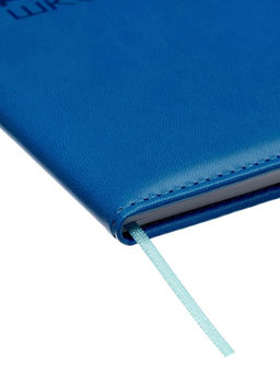 Дневник школьный 1-11 класс, лассе, обложка искуственная кожа синяя, с хлястиком