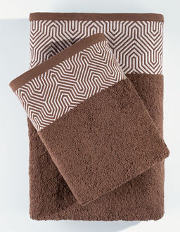 Полотенце Калипсо 50х90 см Коричневый