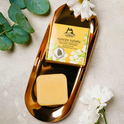 Шампунь твердый "Литсея кубеба" для ослабленных волос, 80 гр