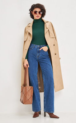 Джинсы Primm P222-0134 прямые женские синие  фото 9