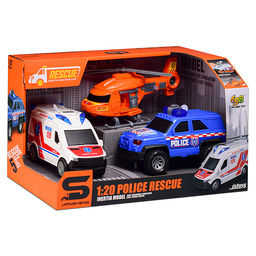 Машина "Городские службы" 1:20 (свет, звук) в коробке