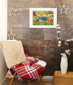 Набор для вышивания PANNA DE-7218 Утро на ферме 33.5 х 21.5 см