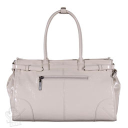 Сумка женская кожаная 1165TH apricot white Polina&Eiterou   в Новосибирске