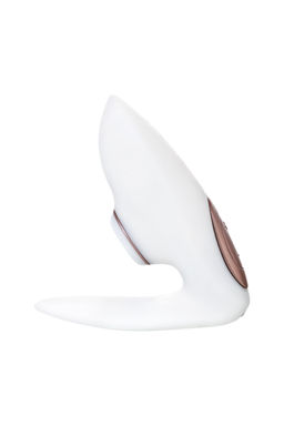 Стимулятор для пар Satisfyer Pro 4 Couples, вакуум-волновой бесконтактный, силикон, белый, 19,5 см.  фото 2