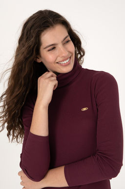 Kad_n Bordo Sweatshirt Sepette S_rpriz _ndirim - U.s. polo assn фото 2