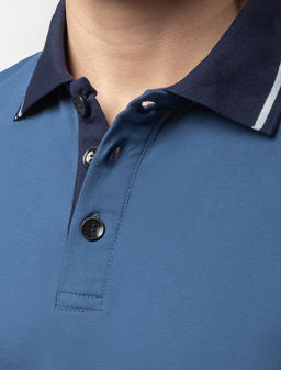 VILATTE / Футболка-поло из трикотажа пике с эластаном  фото 2