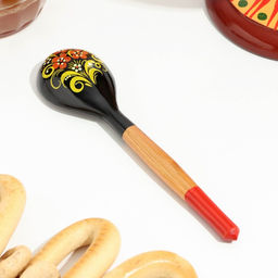 Ложка деревянная «Чернушка», 14.7×3.5 см, МИКС