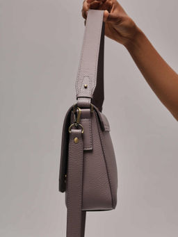 Сумка на плечо Deboro 30512 розово-серый