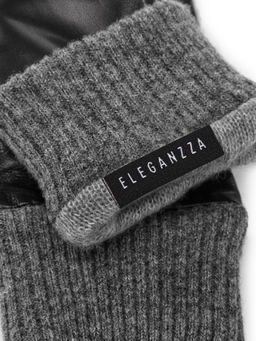 Перчатки женские ш+каш. TOUCH IS01550 black/grey - Labbra фото 4
