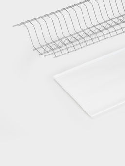 Сушилка для посуды с поддоном для шкафа 60 см, 56.5×25.6 см, хром