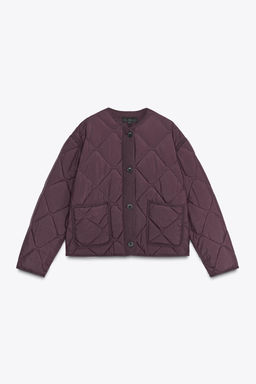 QUILTED JACKET WITH PATCH POCKETS - Zara фото 5