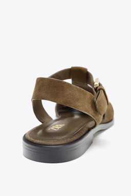 SPLIT SUEDE CAGE SANDALS - Zara фото 12