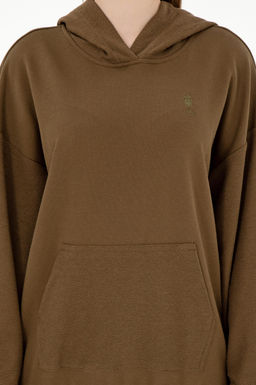 Женский свитшот цвета хаки Неожиданная скидка в корзине - U.s. polo assn фото 13
