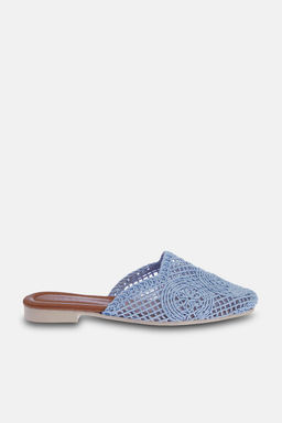Trendyol Shoes Siyah Orgu Detayl? Kad?n Mule Terlik TAKSS24TE00000 - Trendyolmilla фото 4