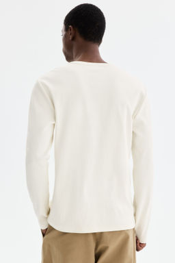 Camiseta de canal? con cuello panadero Slim Fit - H&m фото 7