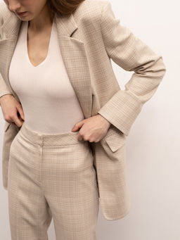 Брюки в клетку D281/takao - Emka фото 2