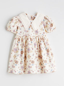 ?i?ekli K?z ?ocuk Elbise