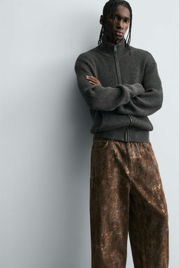 ABSTRACT PRINT CARPENTER TROUSERS - Zara фото 10