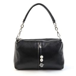 Женская сумка через плечо из эко кожи 1022 815-01 Блек - Cidirro фото 2