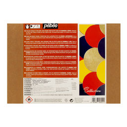 PEBEO Набор красок Ceramic Коллекция по керамике и металлу с аксессуарами 10 цв. х 45 мл 758451