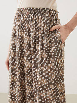 Beli Lastikli Desenli Kad?n Etek