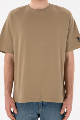Erkek Oversize Fit Bisiklet Yaka Haki Ti__rt Sepette S_rpriz _ndirim - U.s. polo assn фото 7