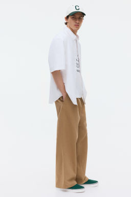 Camisa Oxford de manga corta Relaxed Fit - H&m фото 11