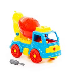 Конструктор-транспорт Автомобиль-бетоновоз (в сеточке) - Полесье фото 4