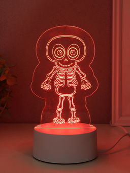 Светильник 3D RISALUX «Скелетик», LED-ночник, RGB, от сети, 9.5×8.5×14.8 см