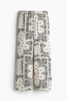 Pantal?n amplio con cord?n de ajuste - H&m фото 3