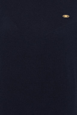 U. S. Polo Assn Женский базовый свитер темно-синего цвета с круглым вырезом - U.s. polo assn фото 12