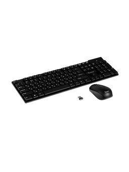 Комплект клавиатура и мышь Smartbuy ONE 400AG, беспроводной, USB, AA/ААА, черный