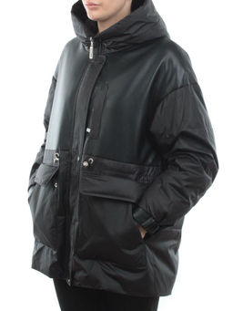 M24-211 BLACK Куртка демисезонная женская (100 гр. синтепон) - Fashion фото 5