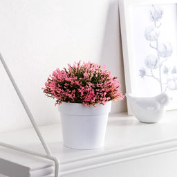 Искусственный цветок в горшке Мелкие цветочки, 8?12 см, МИКС