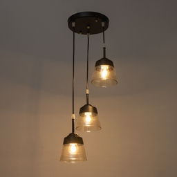 Светильник «Берн» 3хЕ27 40 Вт черный 30×30×16-116 см