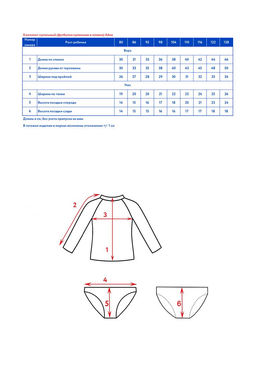 Костюм купальный (джемпер купальный + плавки купальные) д/дев. Айна
